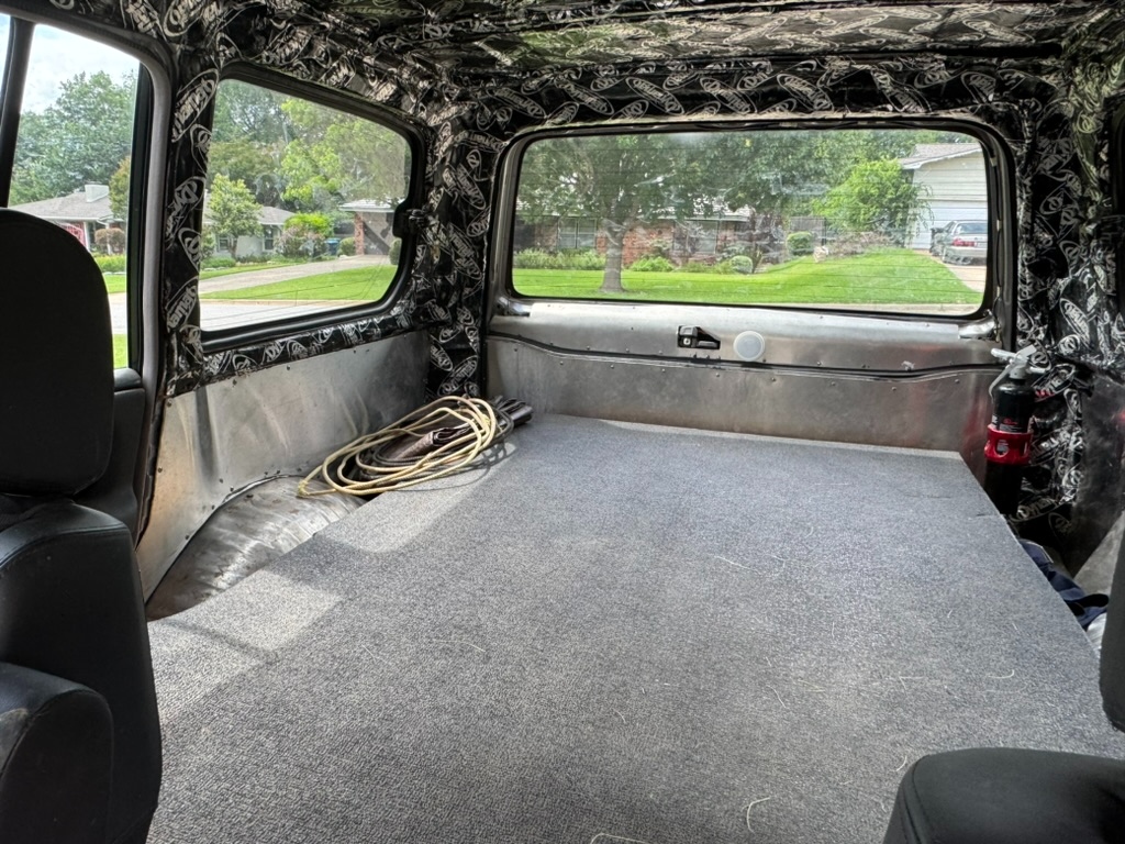Rear cabin fully stripped to bare metal